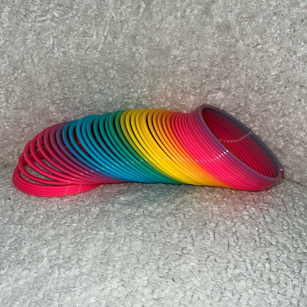 Rainbow Slinky Magic Spring Toy NWOT